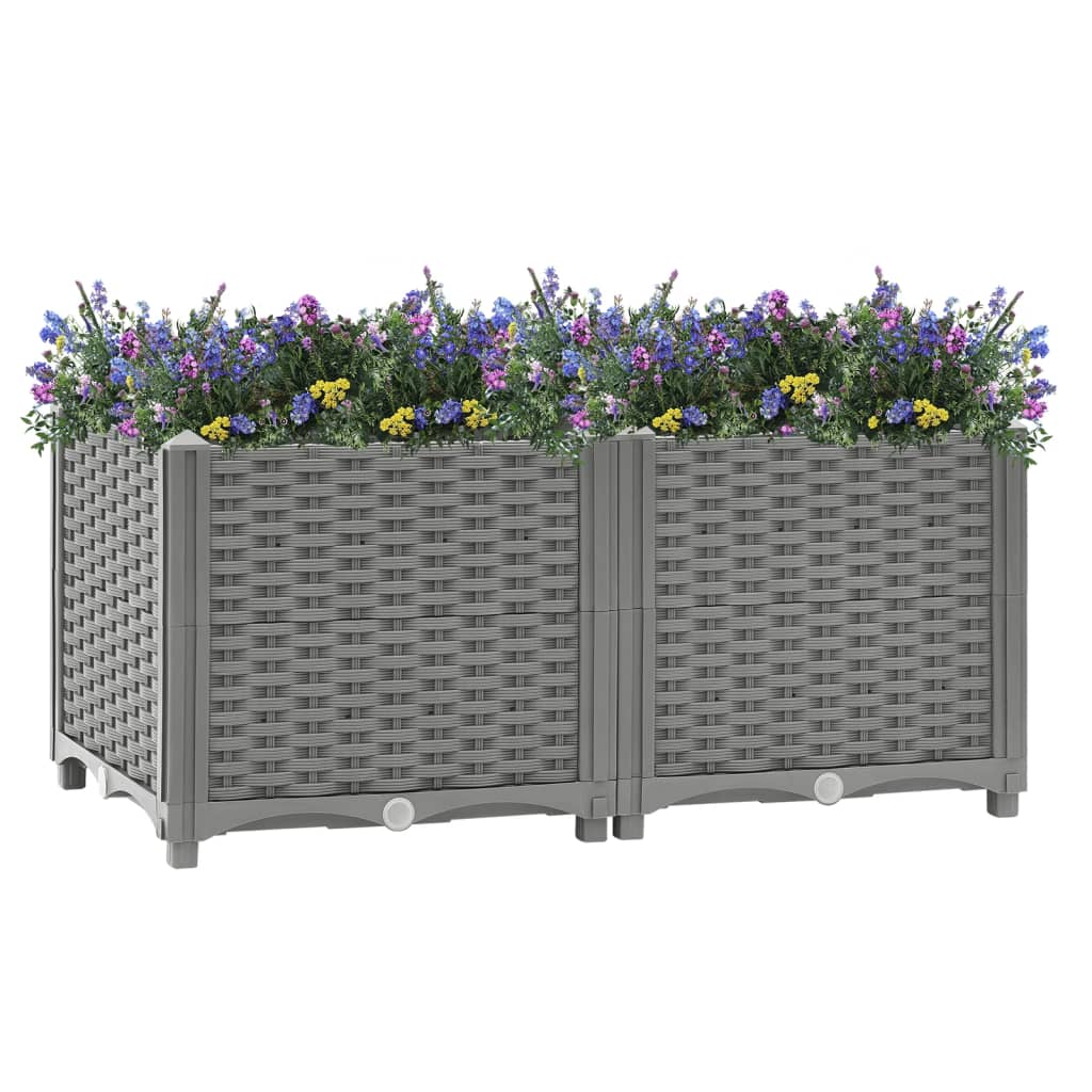 Høybed 80x40x38 cm polypropylen