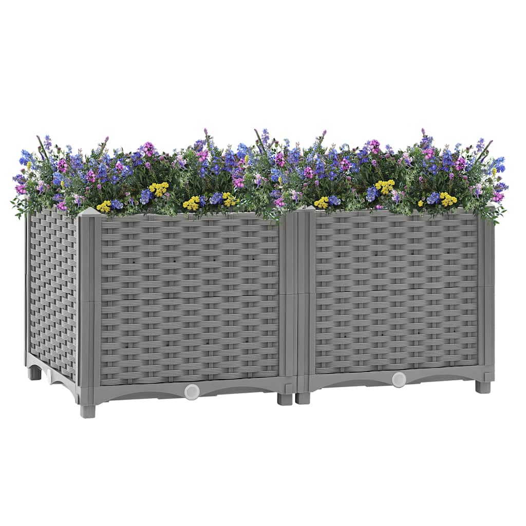 Høybed 80x40x38 cm polypropylen