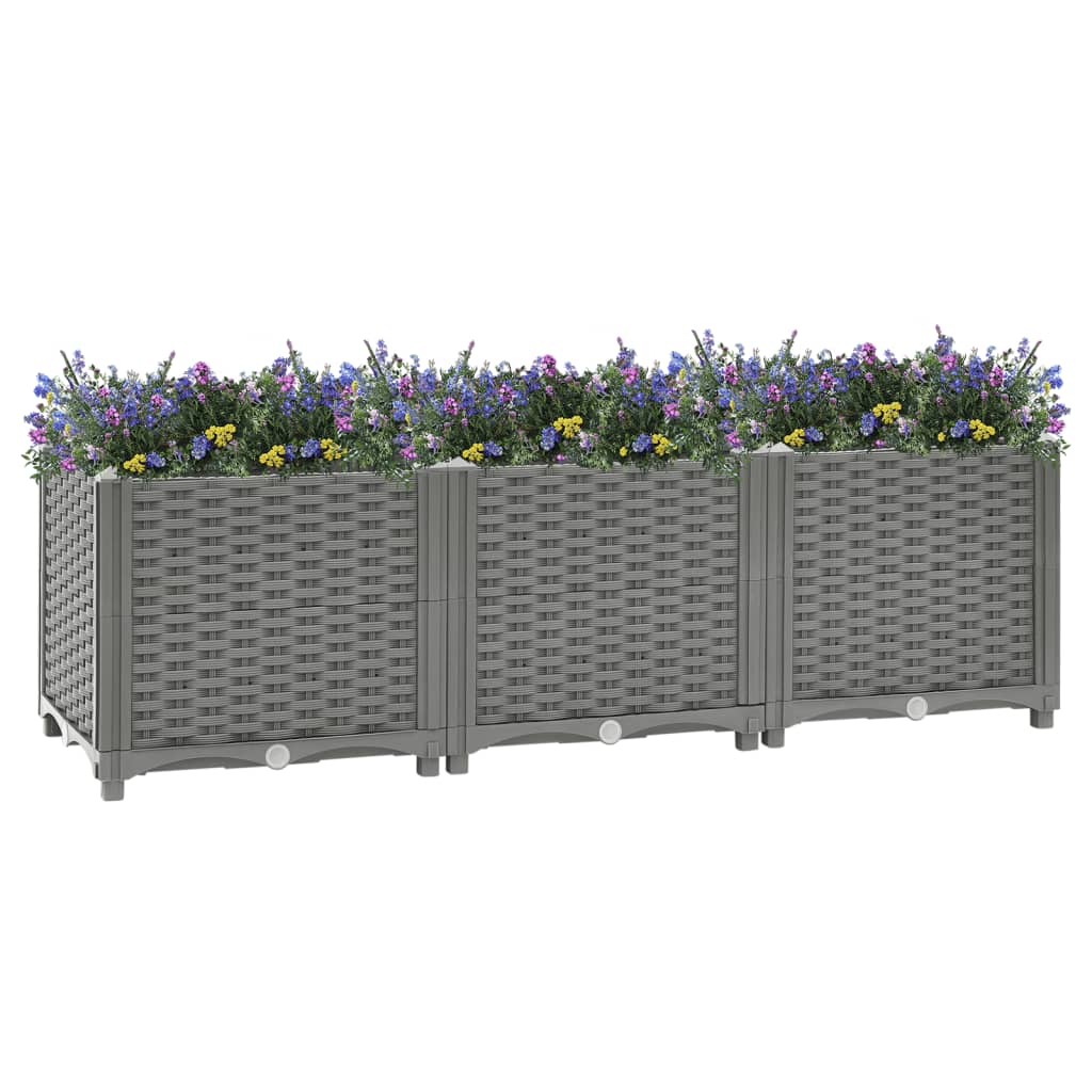 Høybed 120x40x38 cm polypropylen