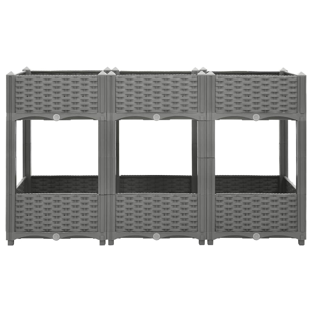 Høybed 120x40x71 cm polypropylen