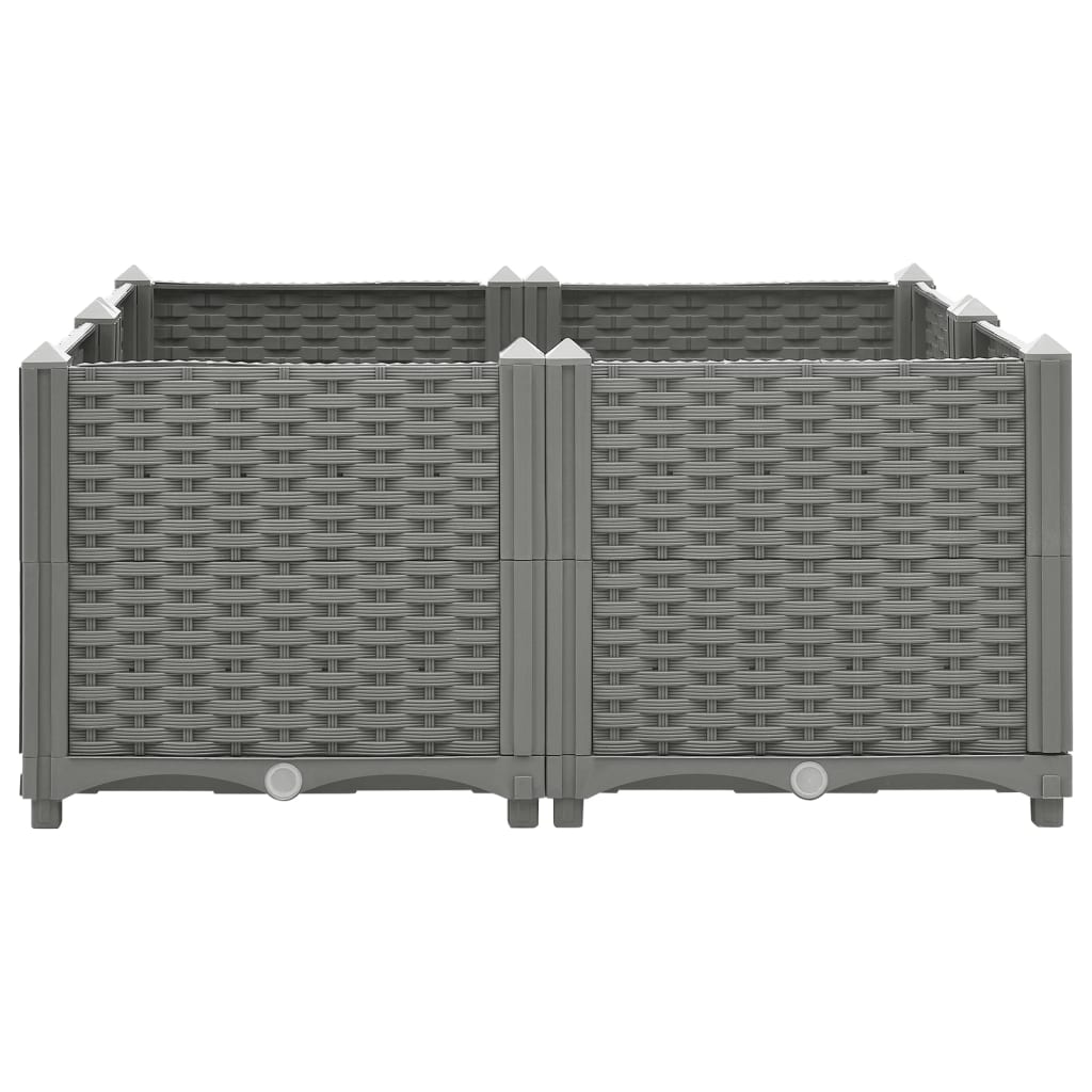 Høybed 80x80x38 cm polypropylen