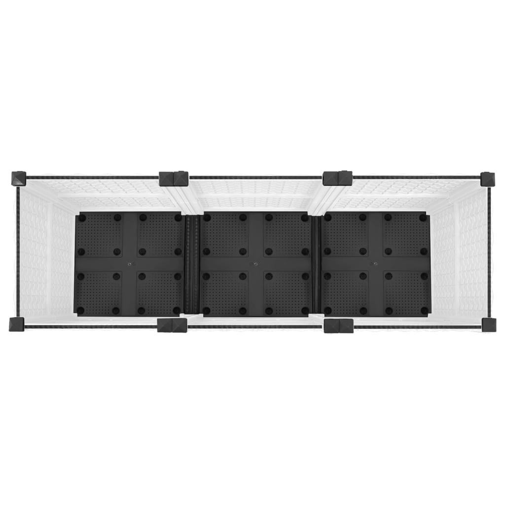 Høybed 120x40x38 cm polypropylen