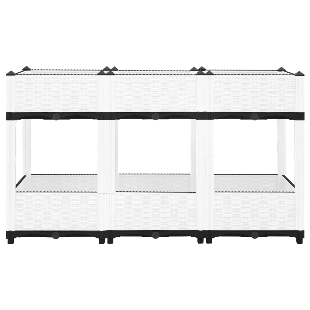 Høybed 120x40x71 cm polypropylen