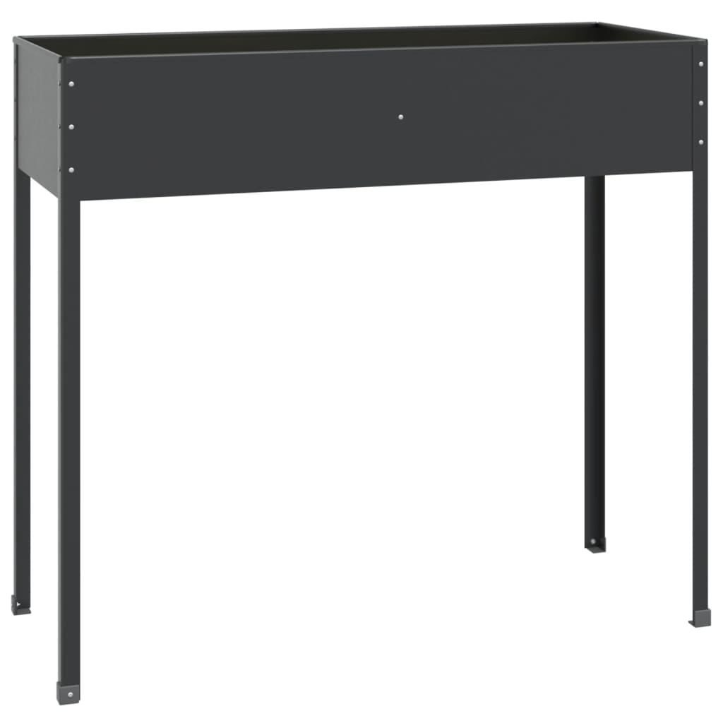 Plantekasser 2 stk antrasitt galvanisert stål