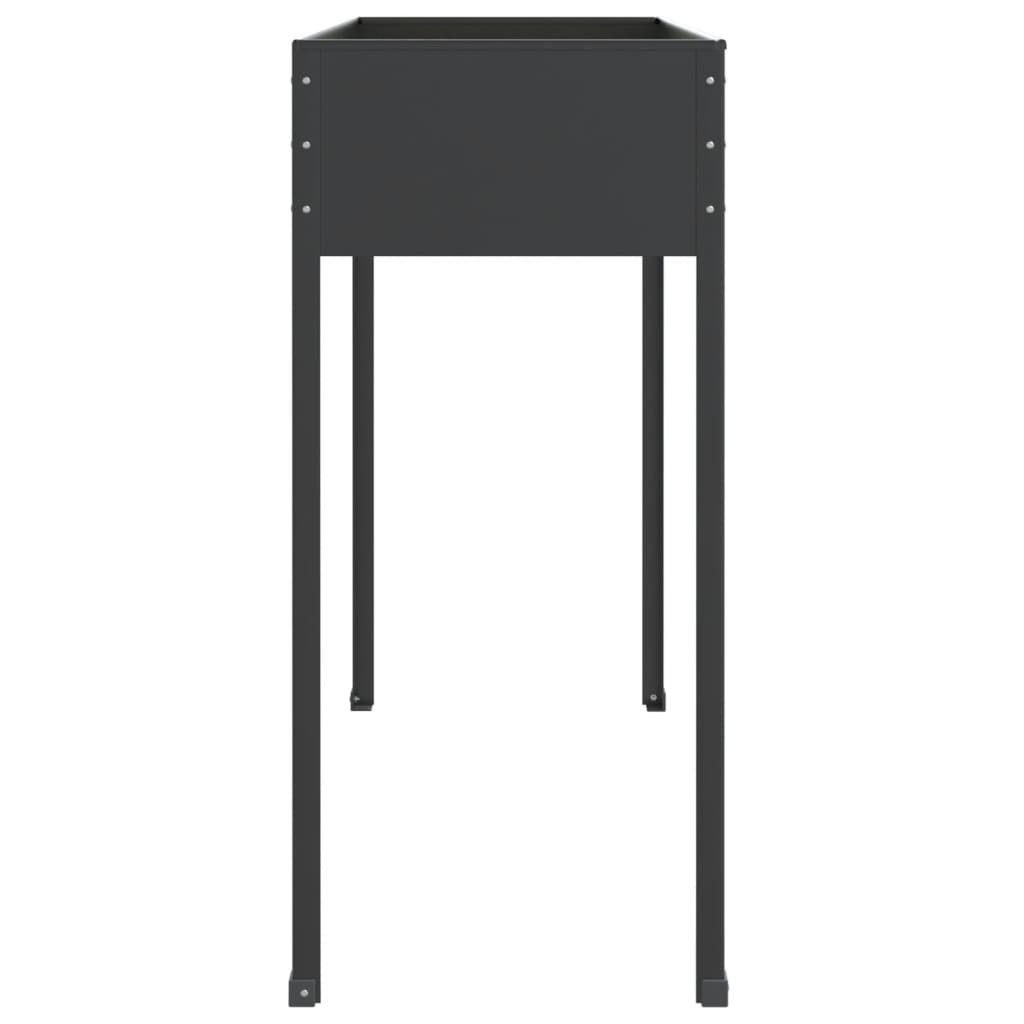 Plantekasser 2 stk antrasitt galvanisert stål