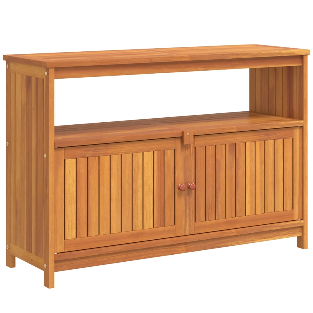 Hagekonsollbord 110x35x75 cm heltre akasie