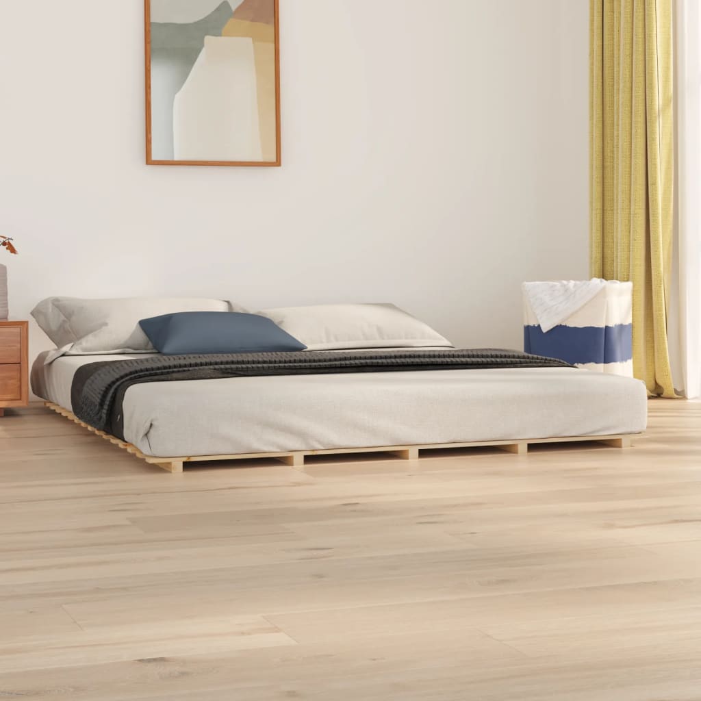 Sengeramme 160x200 cm heltre furu