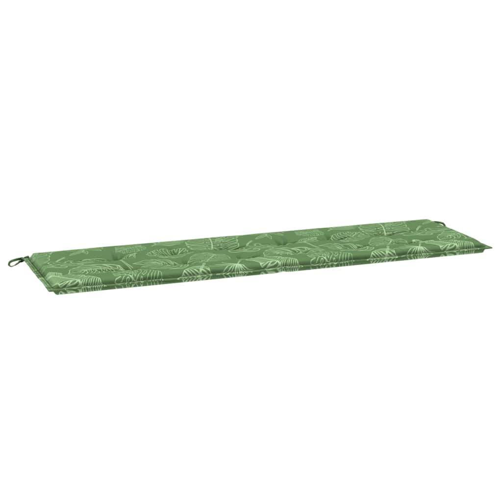 Hagebenkpute Bladmønster 180x50x4 cm Oxford Stoff