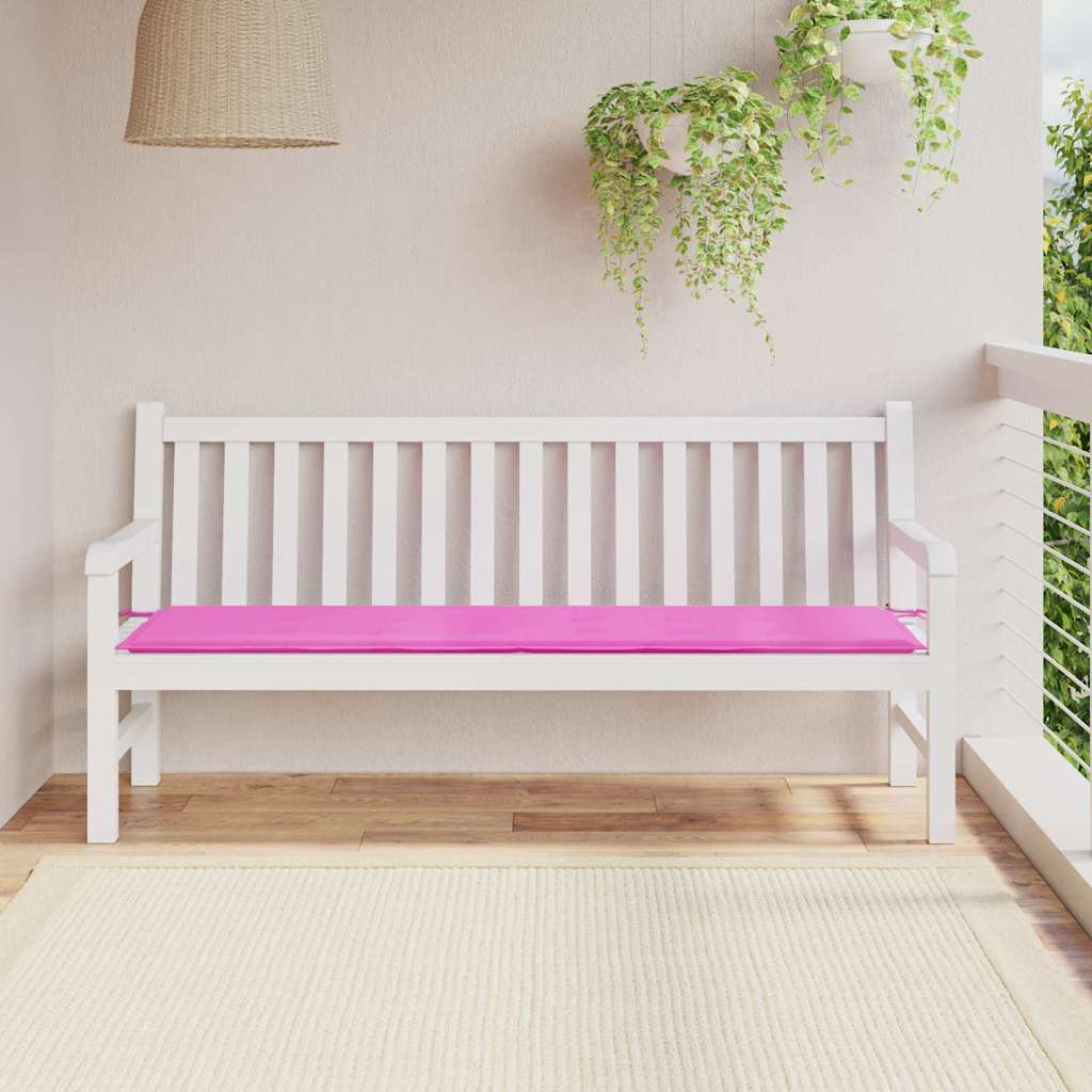 Hagebenkpute Rosa 180x50x4 cm Oxford-stoff
