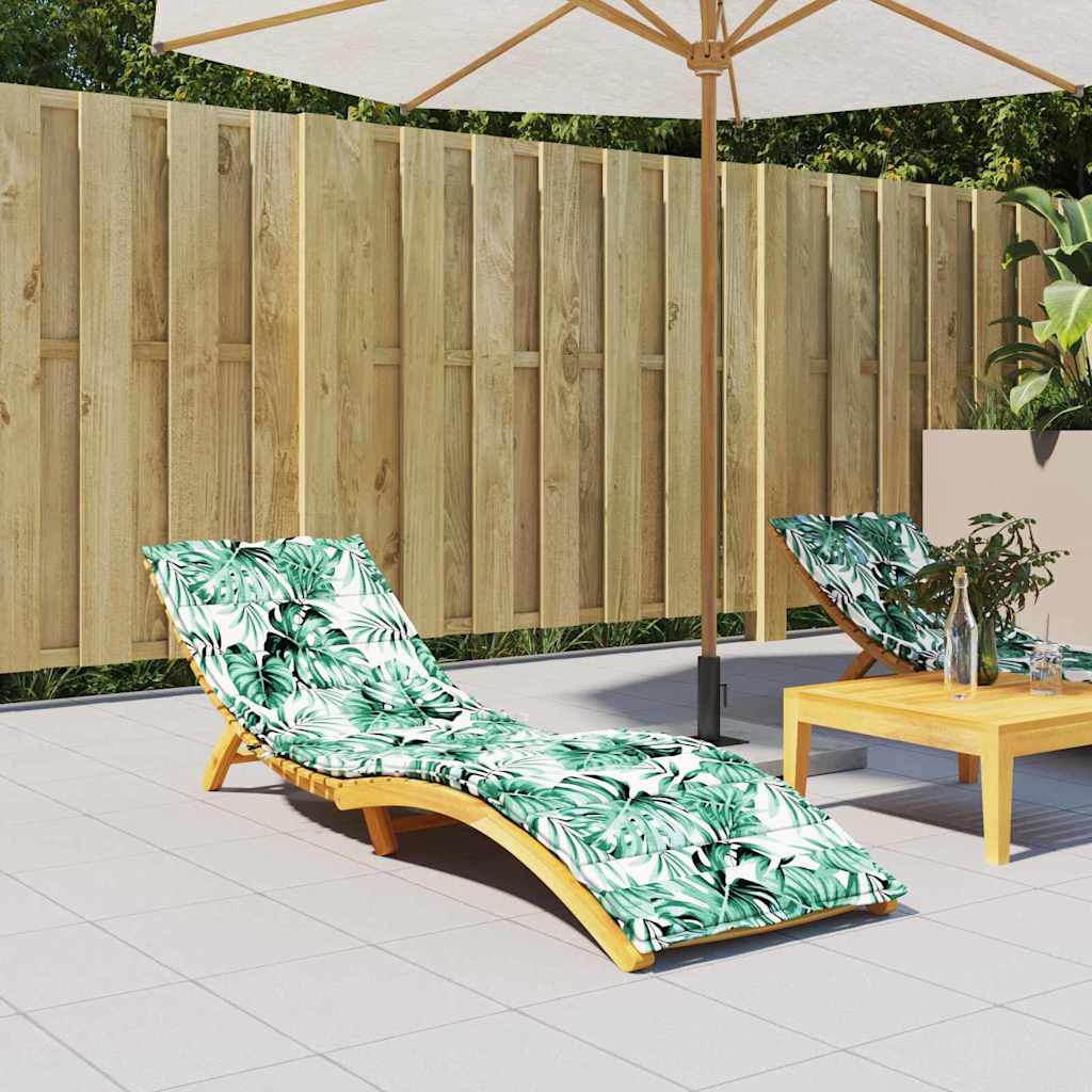 Solsengpute Blomster grønn 200 x 70 x 4 cm Oxford-stoff