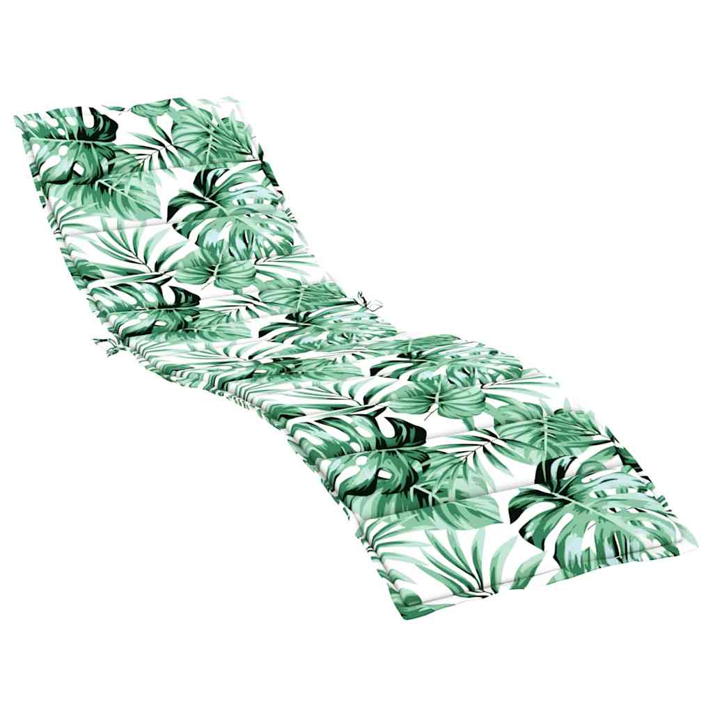 Solsengpute Blomster grønn 200 x 70 x 4 cm Oxford-stoff