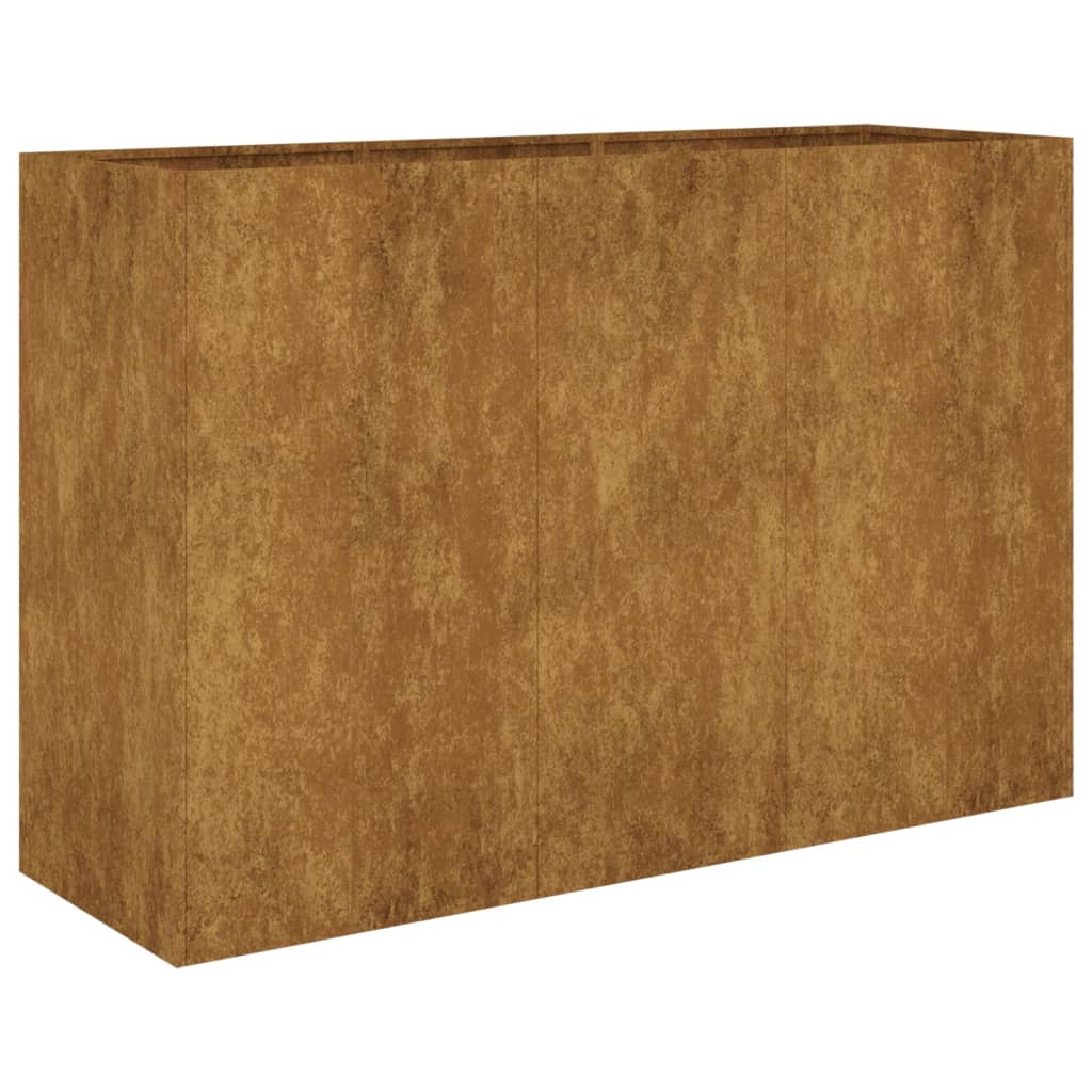 Høybed 120x40x80 cm cortenstål