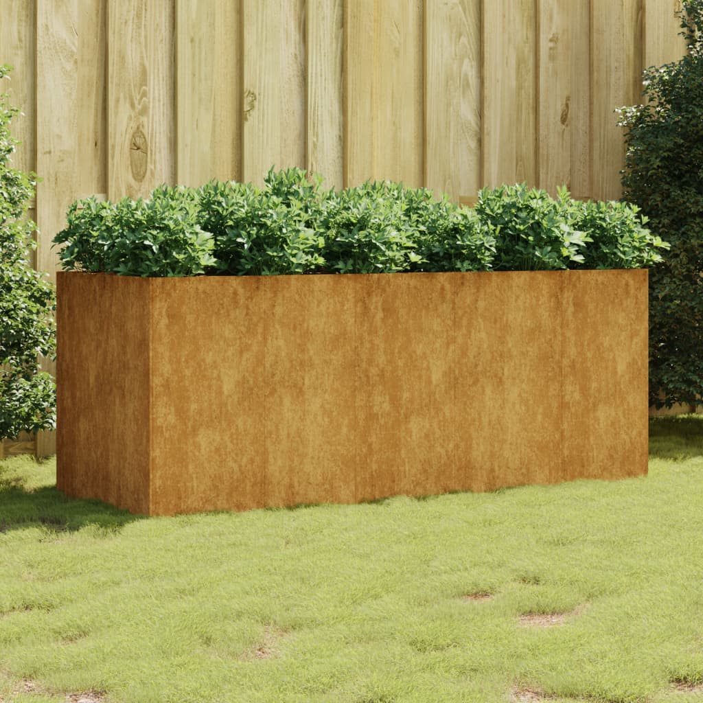 Høybed 200x80x80 cm cortenstål