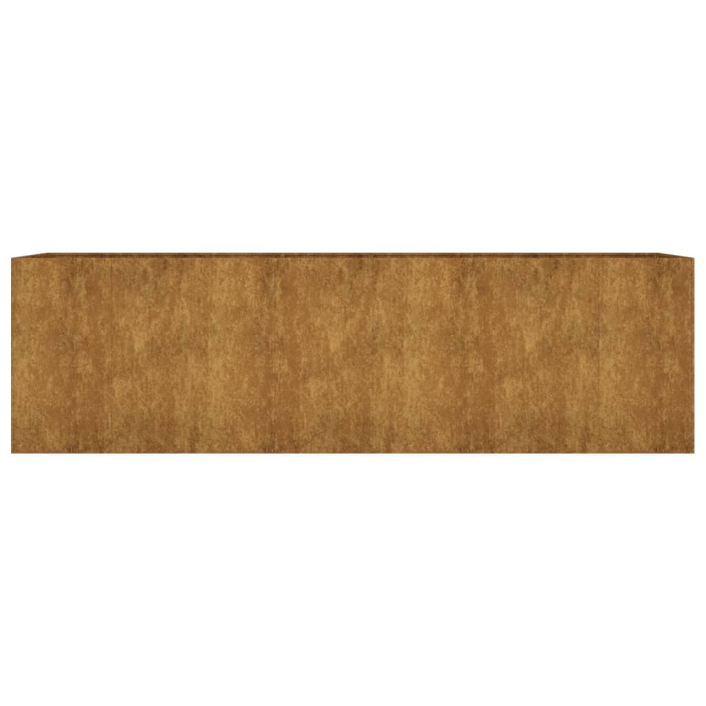 Høybed 280x80x80 cm cortenstål