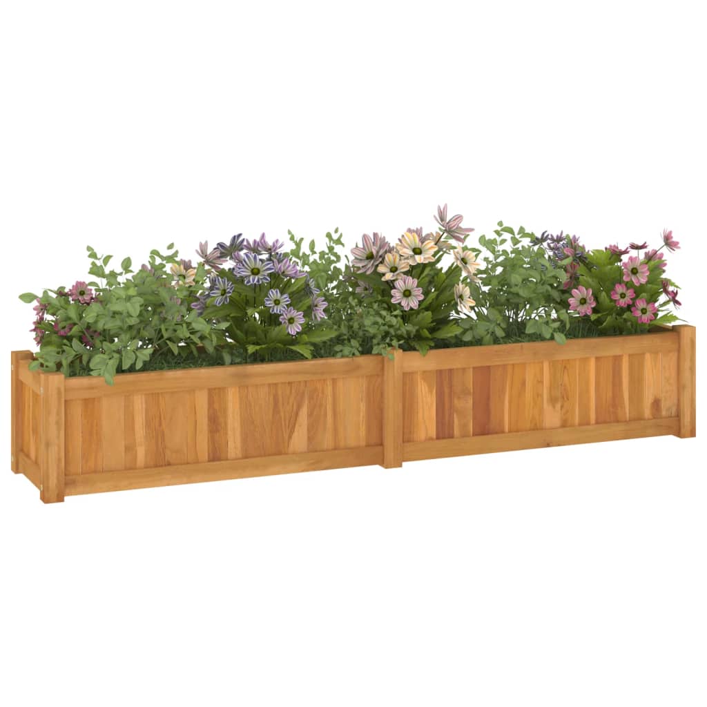 Høybed 150x30x25 cm heltre teak
