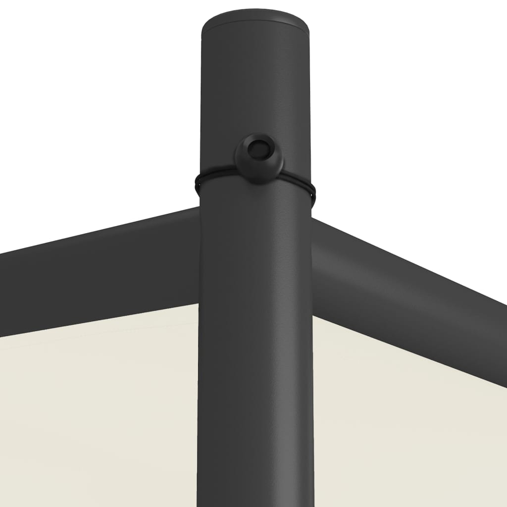 Festtelt hvit 3x3 m 180 g/m² stoff og stål