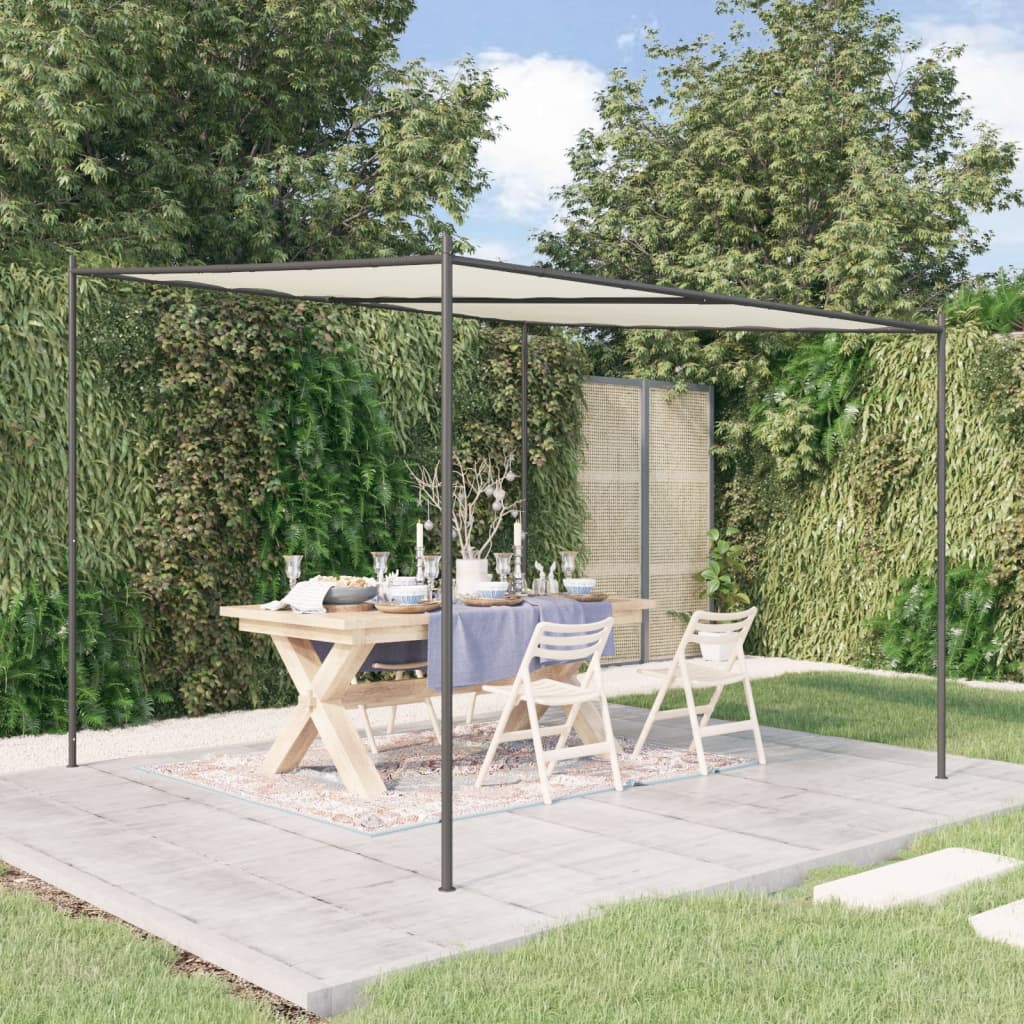 Festtelt hvit 3x3 m 180 g/m² stoff og stål