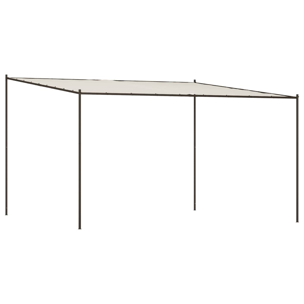 Festtelt hvit 4x4 m 180 g/m² stoff og stål