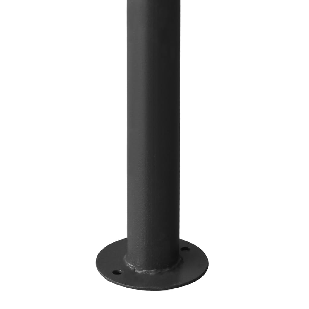 Festtelt hvit 4x4 m 180 g/m² stoff og stål