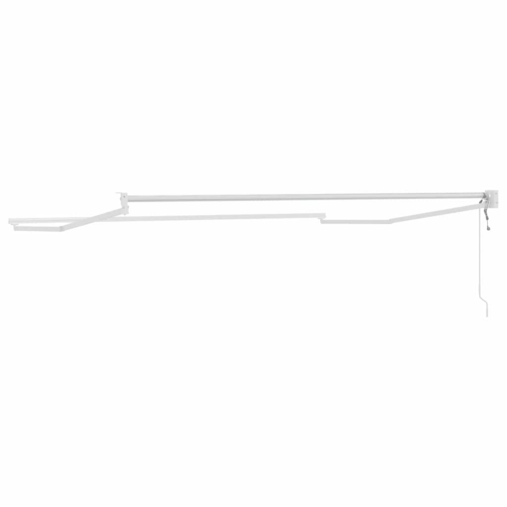 Markise Hvit 3,5 x 2,5 m Metall