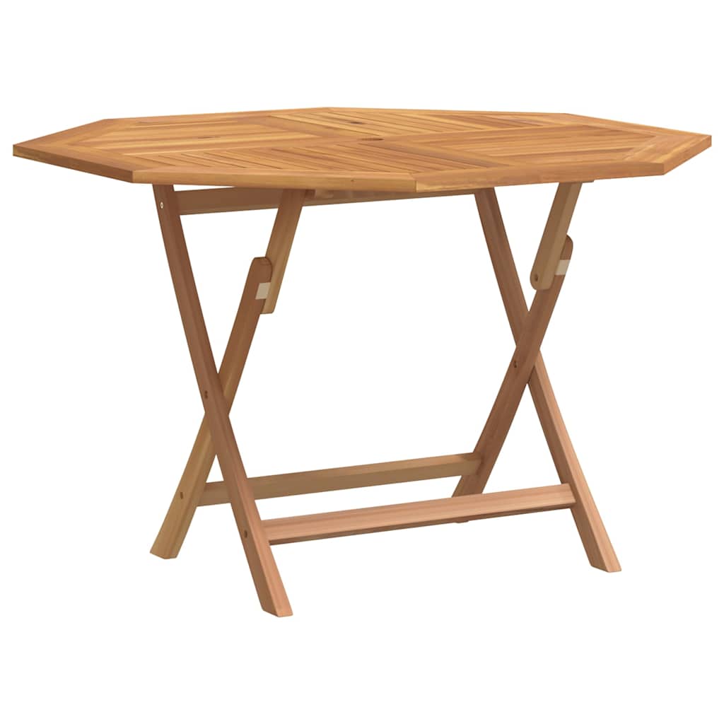 Sammenleggbart hagebord 110x110x75 cm heltre teak