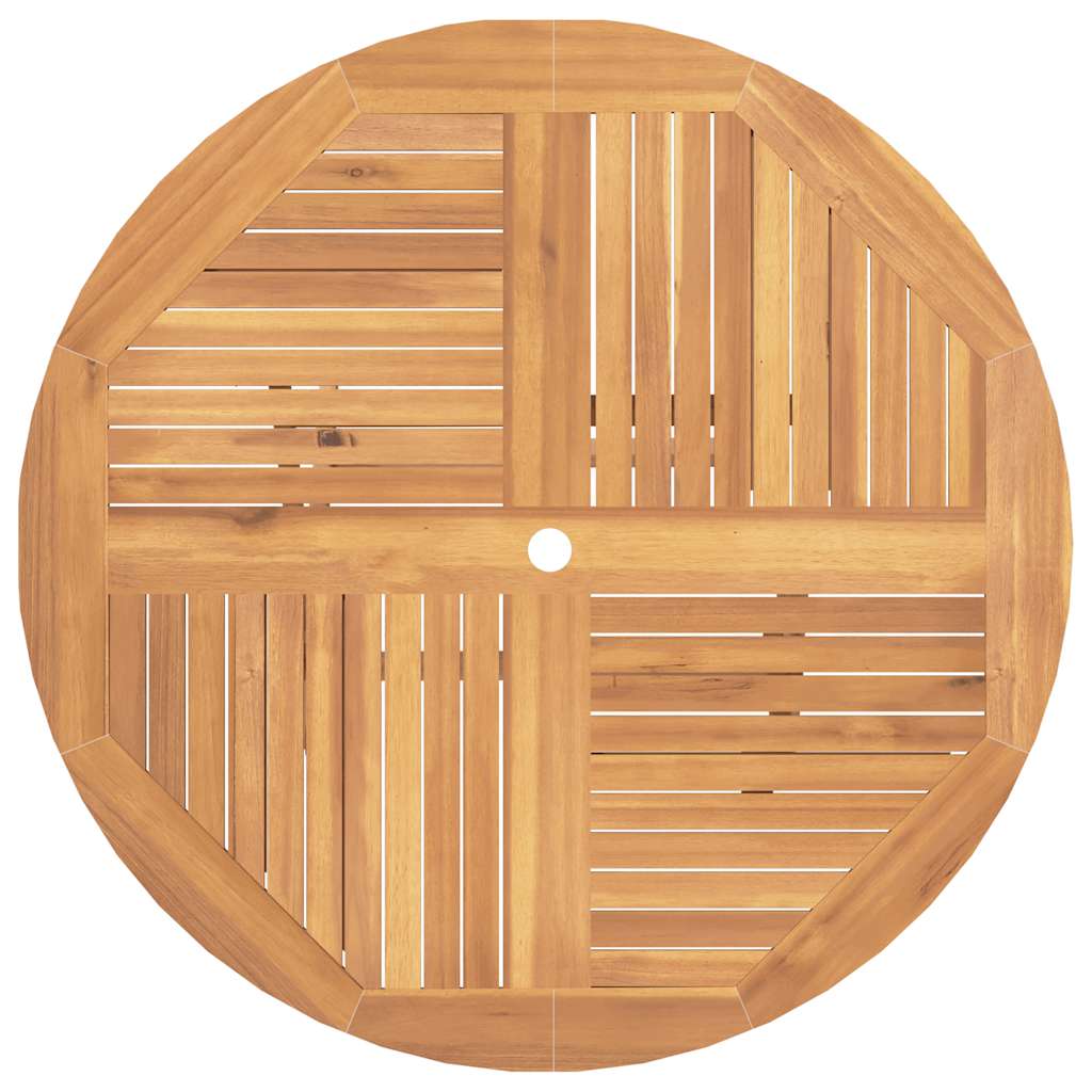 Sammenleggbart hagebord Ø 110x75 cm heltre teak