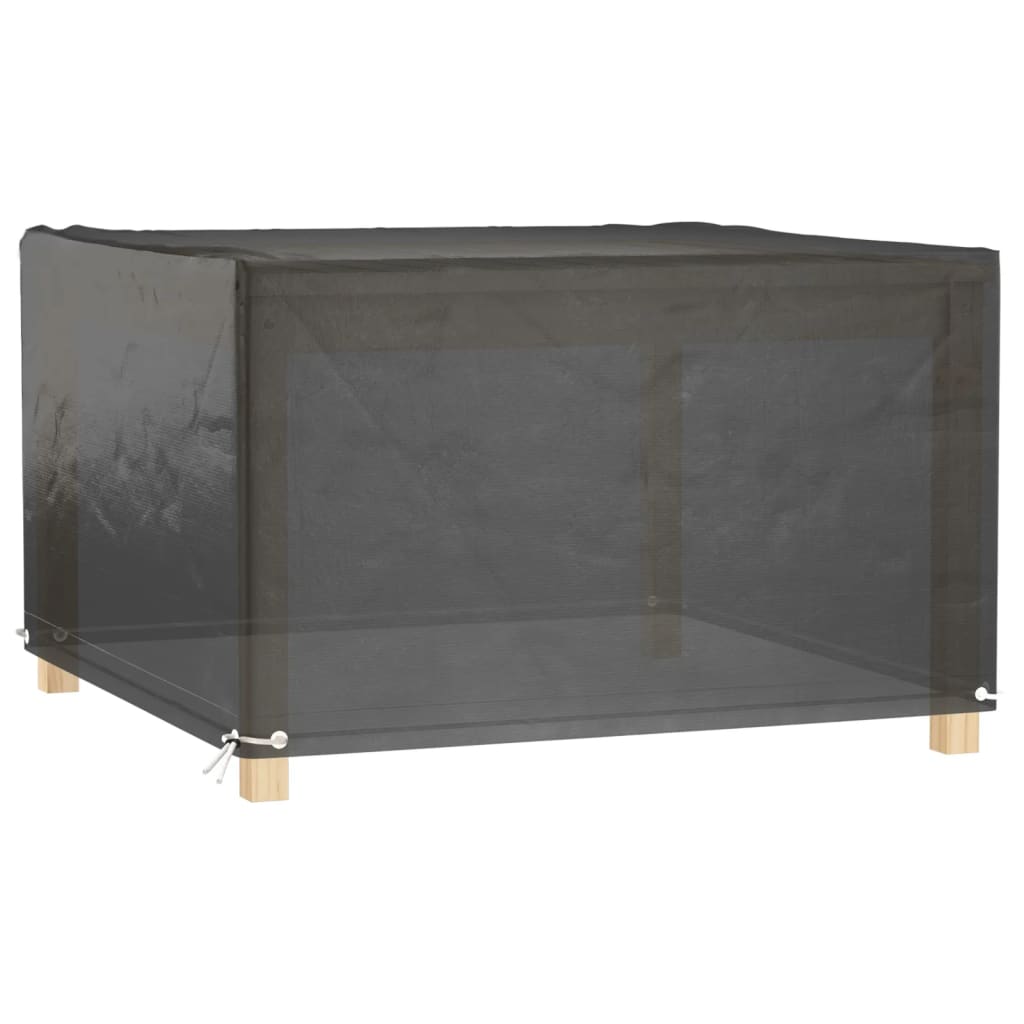 Hagemøbeltrekk 8 maljer 132x132x80 cm firkantet