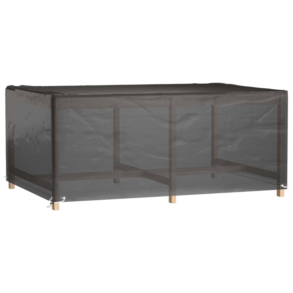 Hagemøbeltrekk 8 maljer 180x122x75 cm rektangulær
