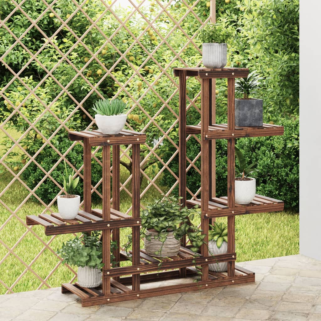 Blomsterstativ 95x25x96 cm heltre gran