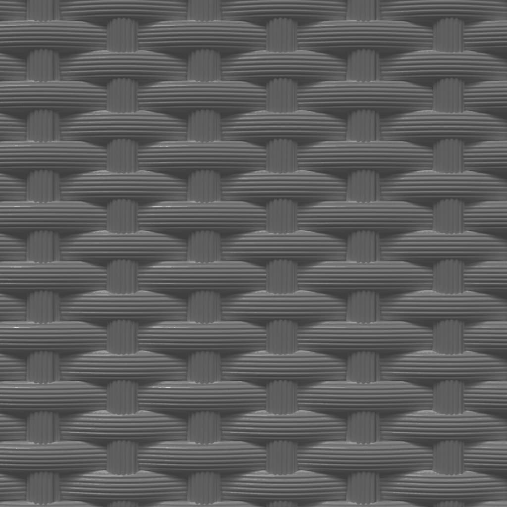 Plantekasser 2 stk svart 30x30x37 cm polypropylen