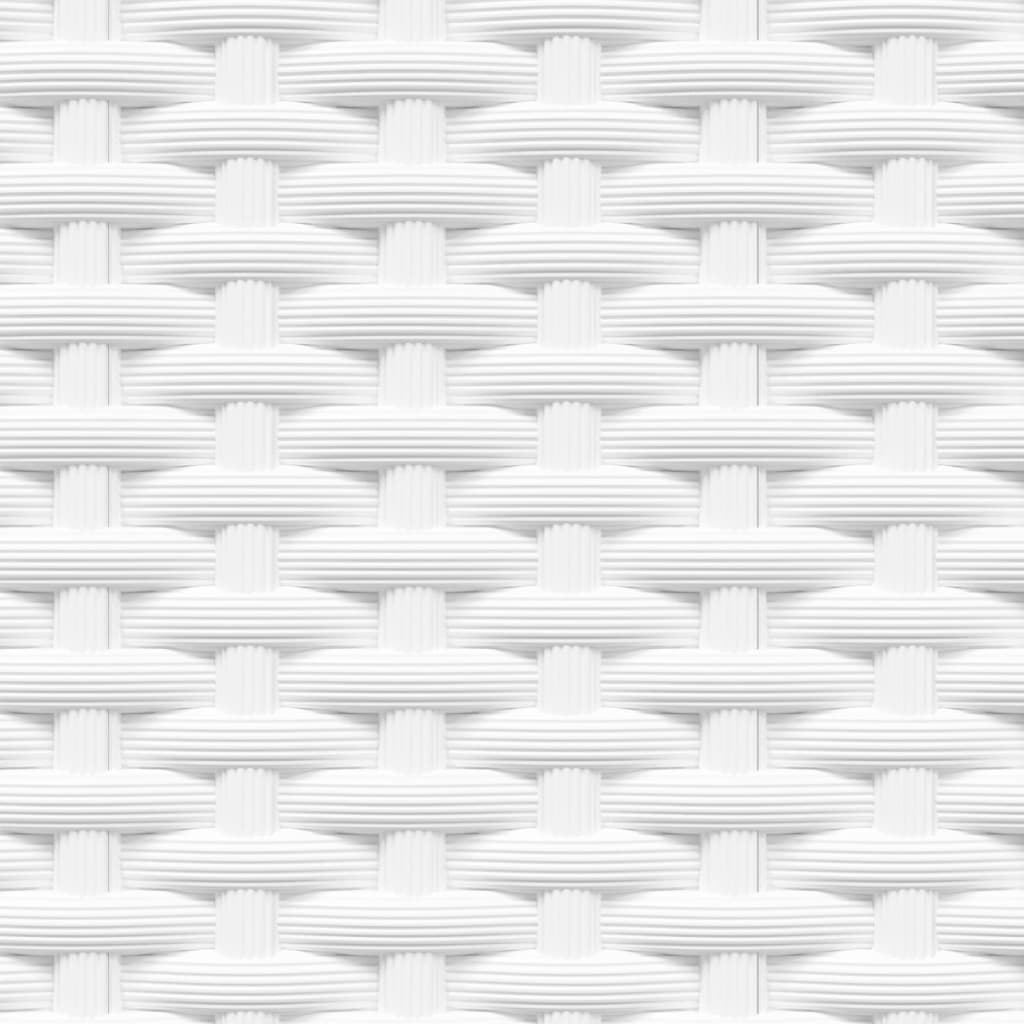 Plantekasser 2 stk hvit 30x30x37 cm polypropylen