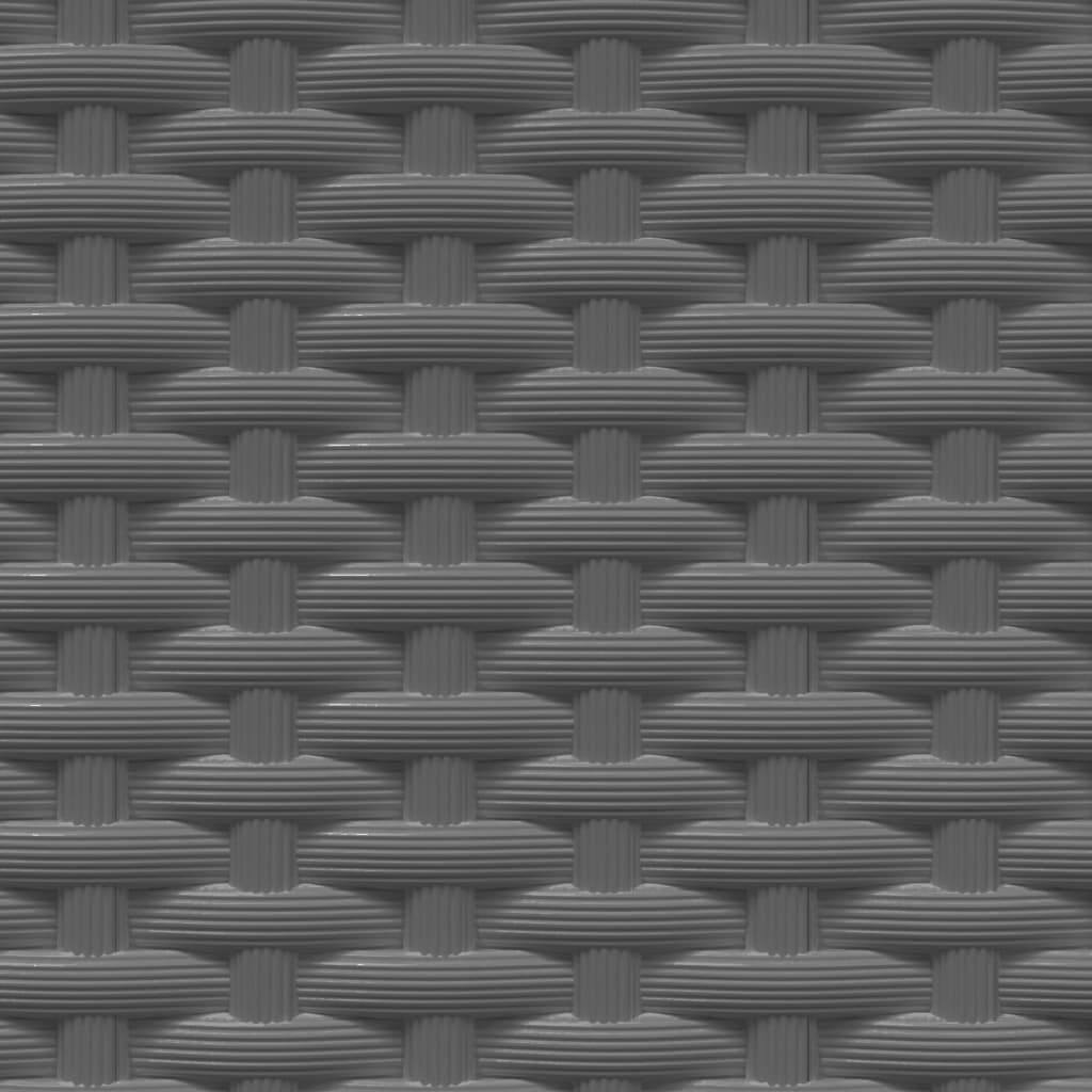 Plantekasser 4 stk svart 30x30x37 cm polypropylen