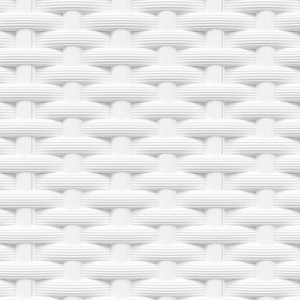 Plantekasser 4 stk hvit 30x30x37 cm polypropylen