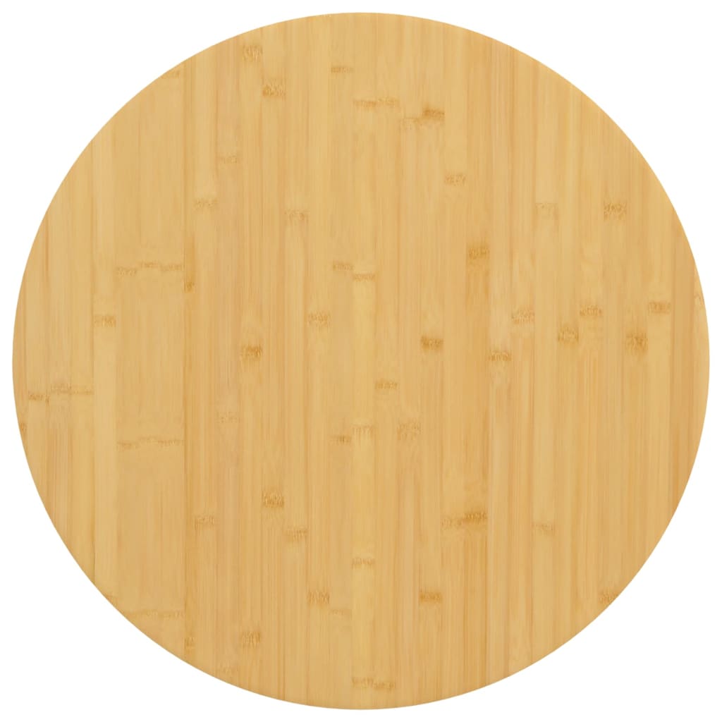 Bordplate Ø80x2,5 cm bambus