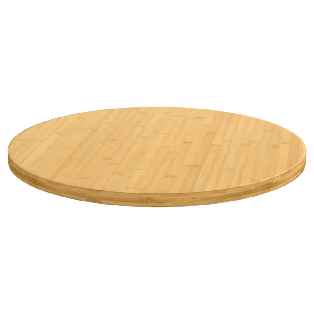 Bordplate Ø80x2,5 cm bambus