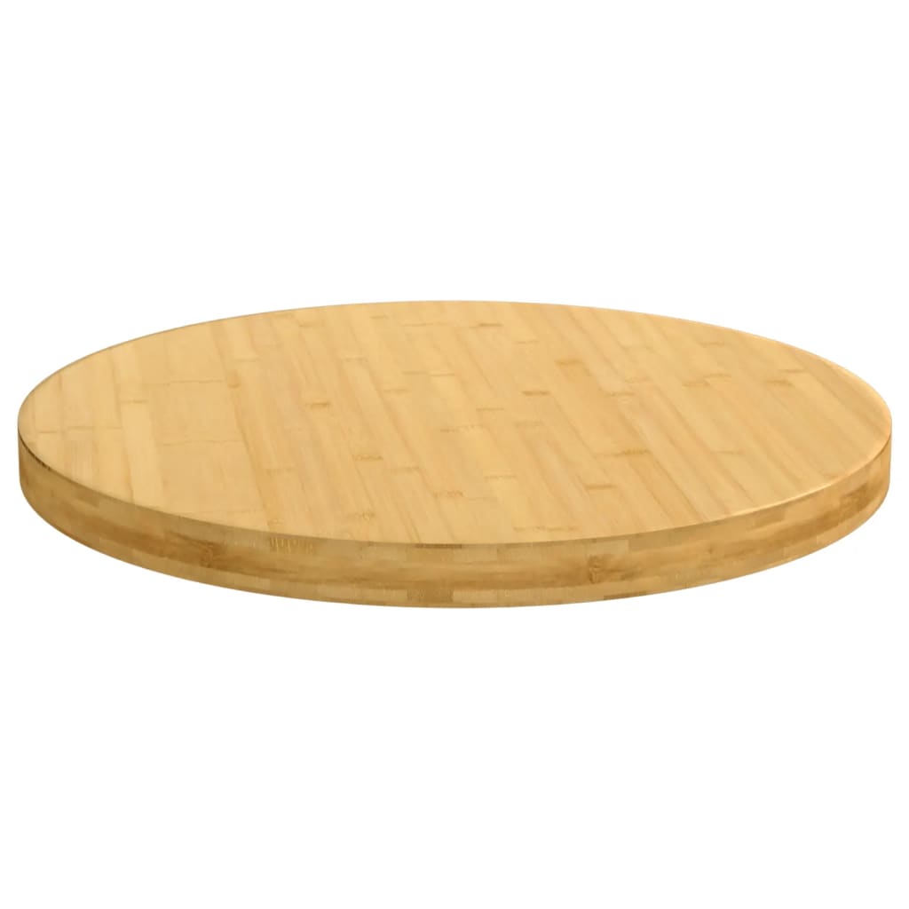 Bordplate Ø70x4 cm bambus