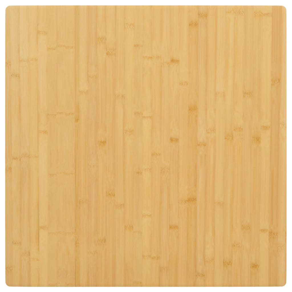 Bordplate 90x90x4 cm bambus