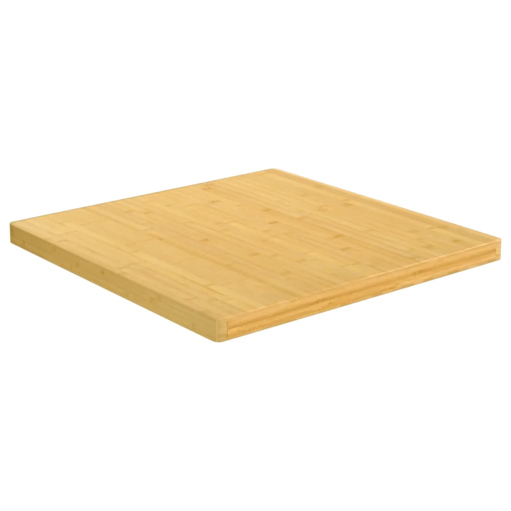 Bordplate 90x90x4 cm bambus