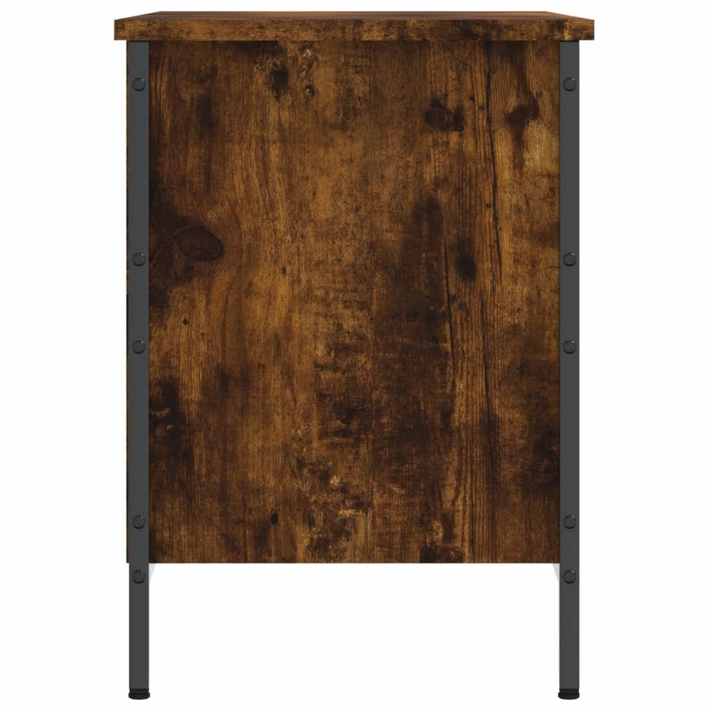 Skohylle røkt eik 69x35x50 cm konstruert tre