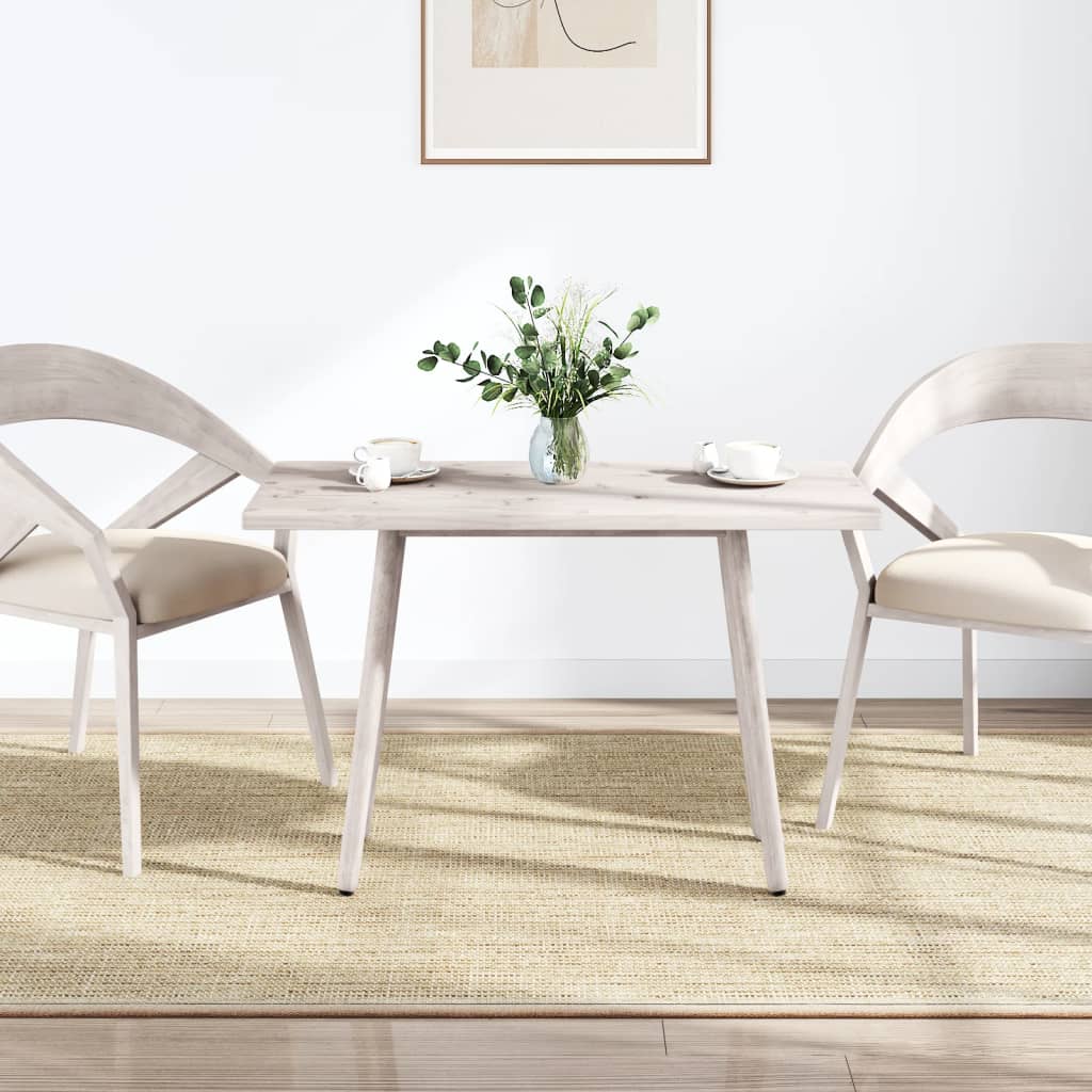 Bordplate hvit 110x55x2,5 cm heltre furu rektangulær