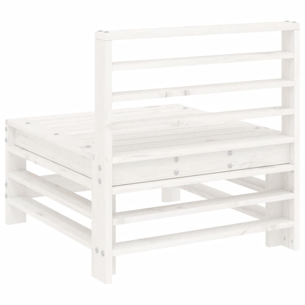 Hagemidtsofa hvit heltre furu