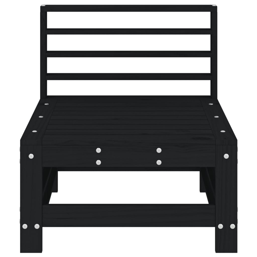 Hagemidtsofa svart heltre furu