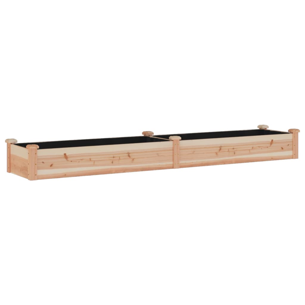 Høybed med foring 240x45x25 cm heltre gran