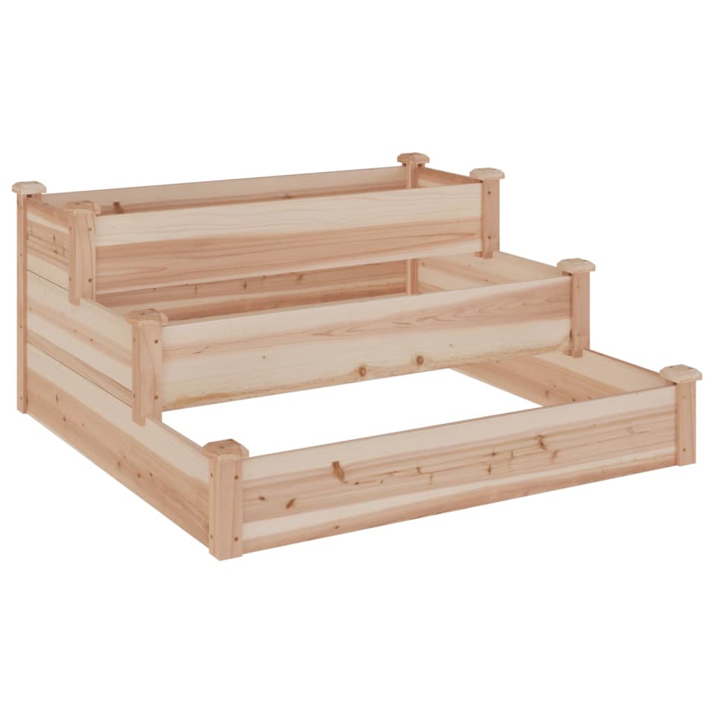 Høybed 120x120x56 cm heltre gran