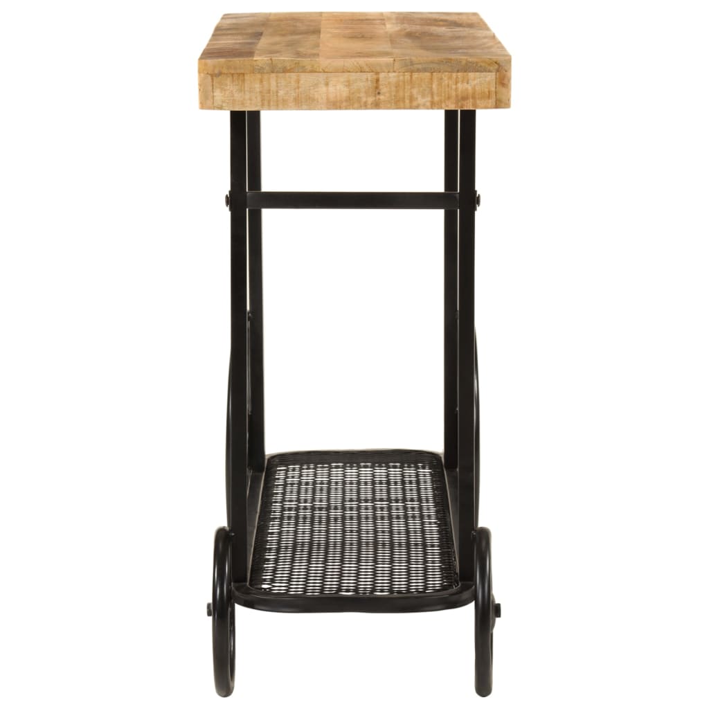 Konsollbord 112x36x76 cm heltre mango og jern