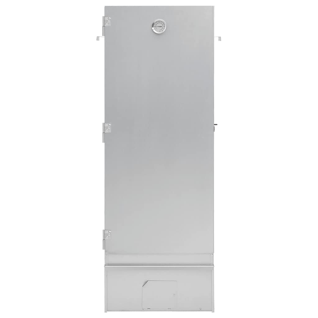 Røykgrill med treflis 44,5x29x110 cm galvanisert stål