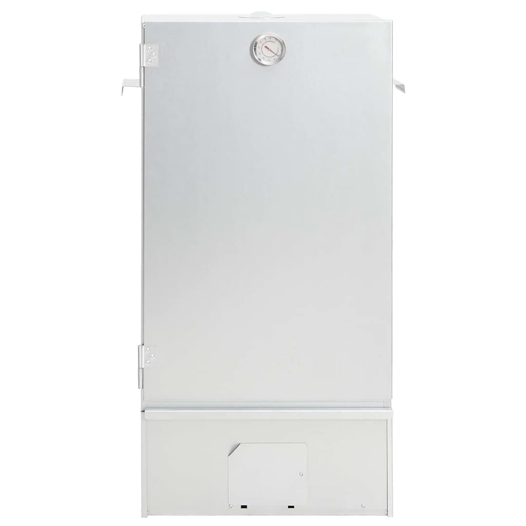 Røykgrill med treflis 44,5x29x83 cm galvanisert stål