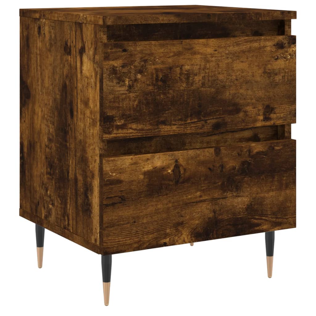 Nattbord røkt eik 40x35x50 cm konstruert tre