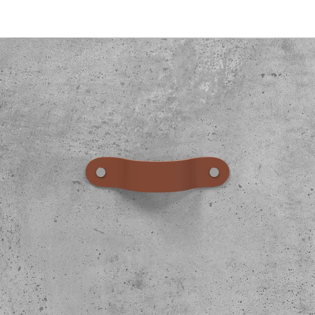 Nattbord 2 stk betonggrå 40x35x47,5 cm konstruert tre