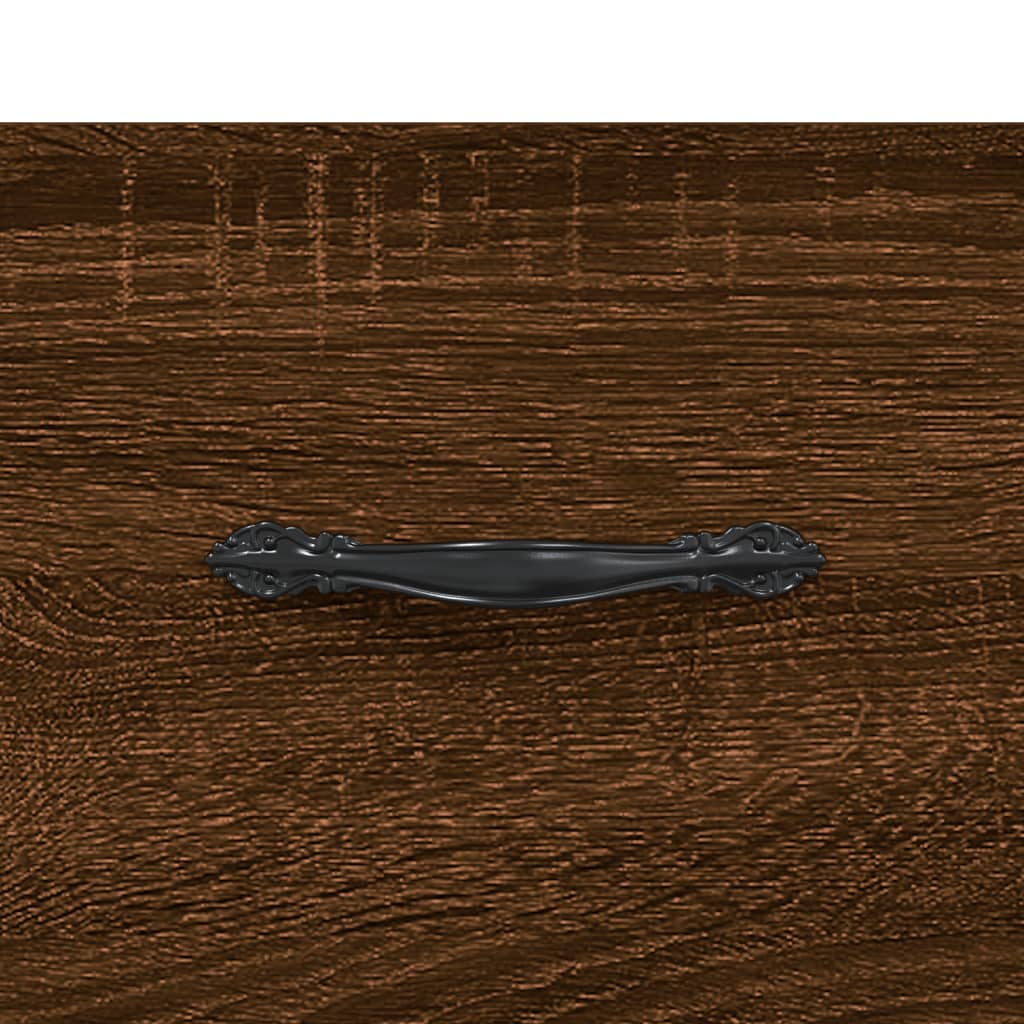 Nattbord 2 stk brun eik 40x35x47,5 cm konstruert tre